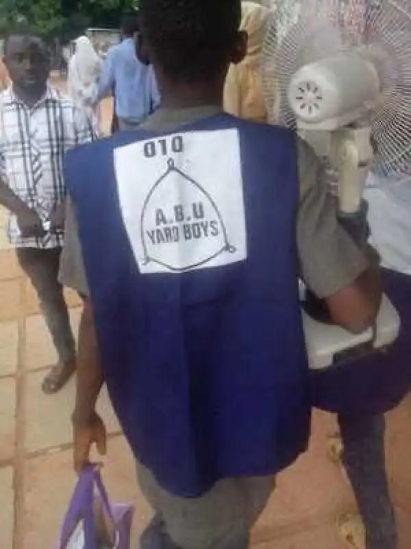 Photo of young boy registered as errand boy at the Ahmadu Bello University Zaria